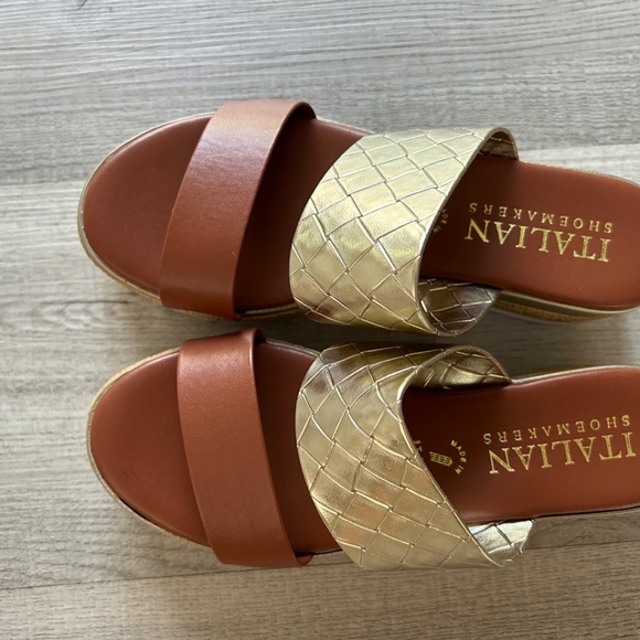 NWOB : ITALIAN SHOEMAKERS PLATFORM SANDAL - Picture 4 of 4